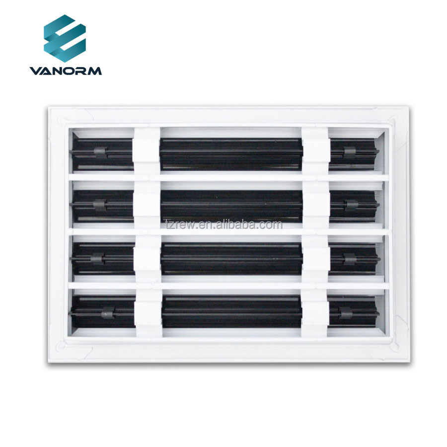 12x8 Modern AC Vent Cover - Decorative White Air Vent - Standard Linear Slot Diffuser for Ceiling, 墙 & 地板 - 图片 4