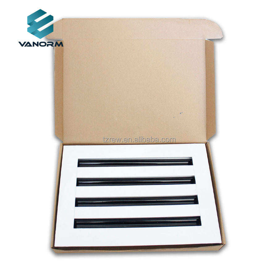 12x8 Modern AC Vent Cover - Decorative White Air Vent - Standard Linear Slot Diffuser for Ceiling, 墙 & 地板 - 图片 5