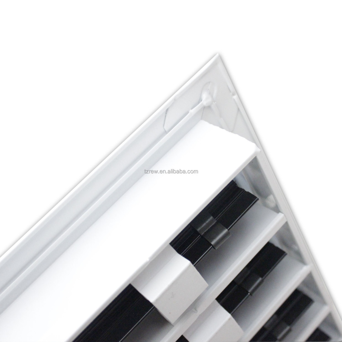 14x14 Modern AC Vent Cover Decorative White Air Vent Standard Linear Slot Diffuser Register Grille for Ceiling Walls & Floors - Image 3