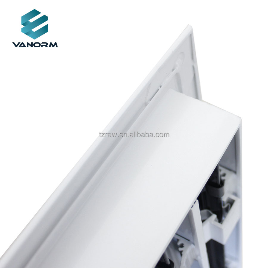 12x12 Modern AC Vent Cover Decorative White Aluminum Alloy Air Diffuser Standard Linear Slot-for Home or Office - Image 2