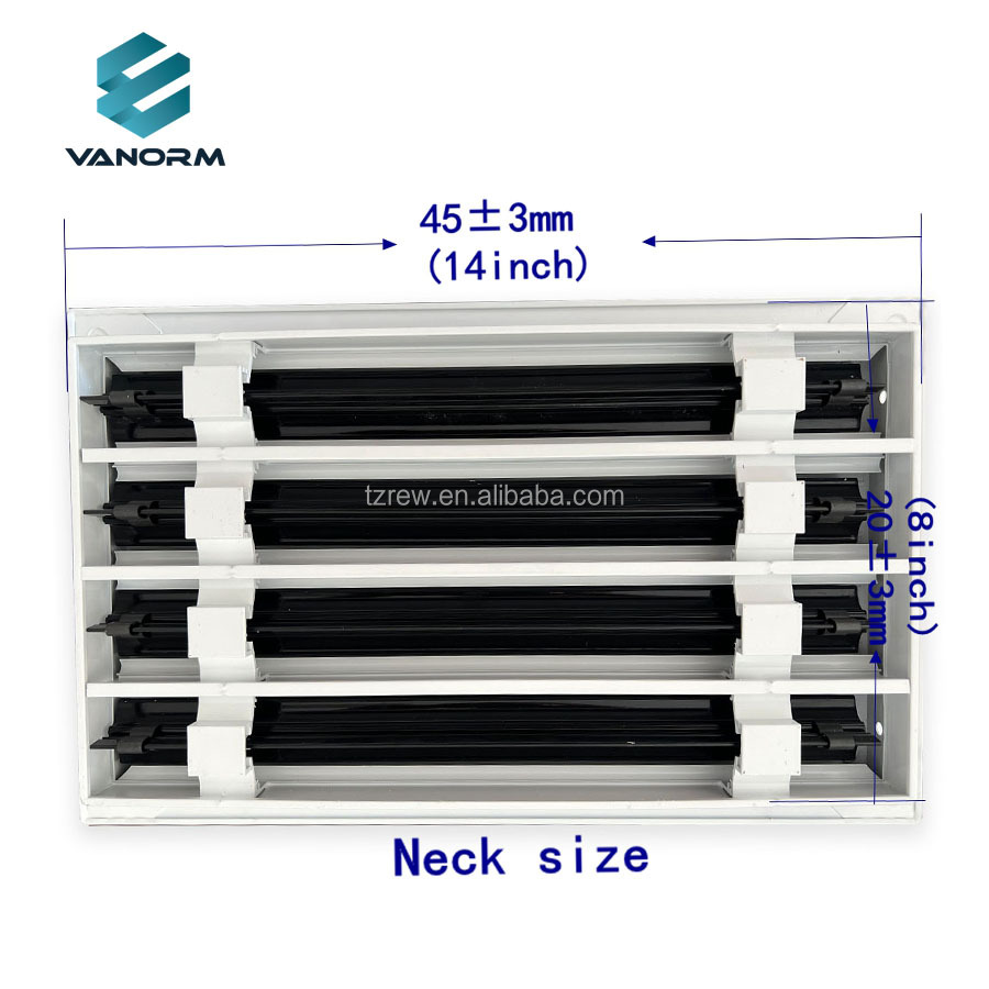 Brauch 14*8 HAVC Ceiling Vent Registers & Grilles and Floor Registers Linear Air Conditioning Diffuser Customizable Product Type - Bild 5
