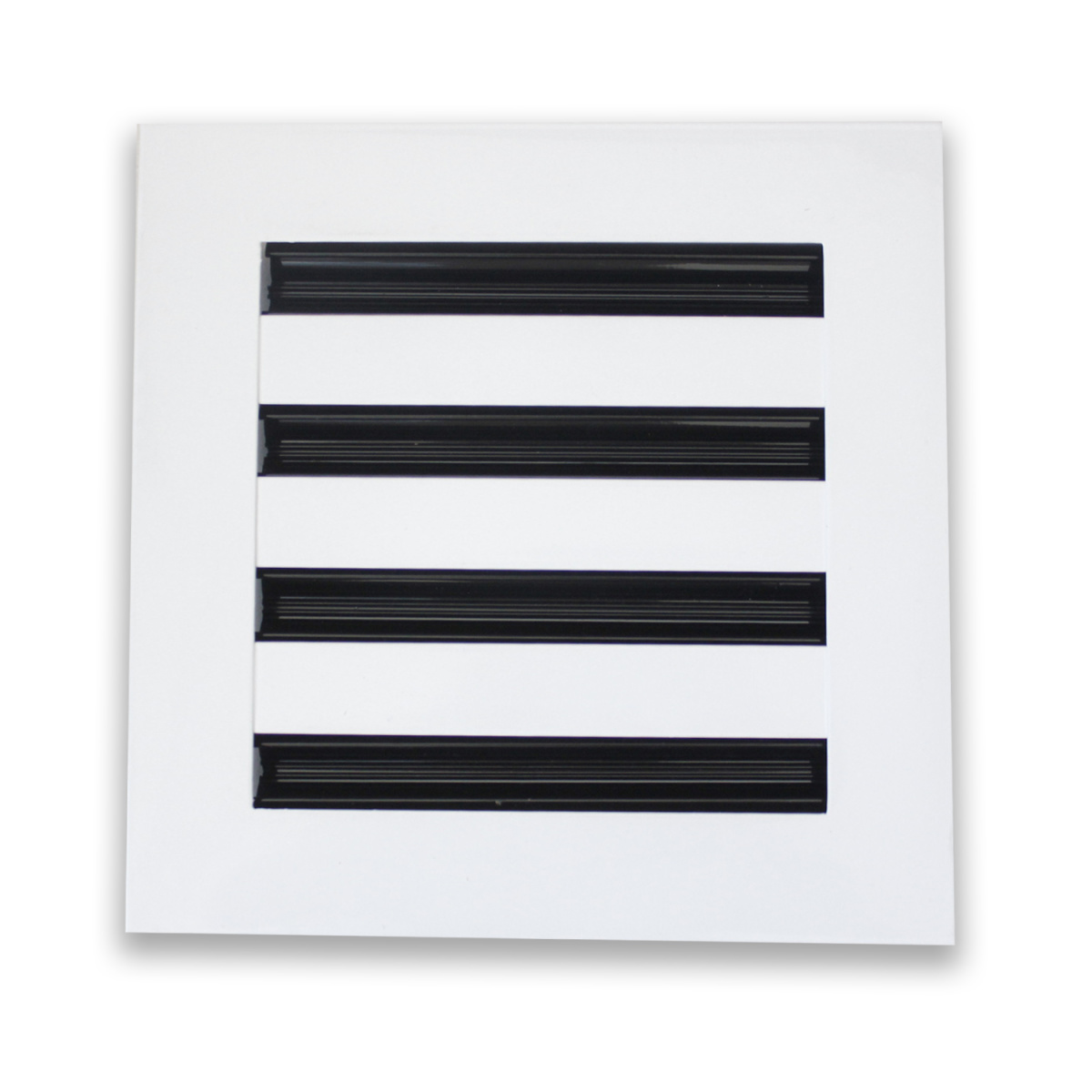 8x8 Modern AC Vent Cover Decorative White Aluminum Alloy Linear Slot Diffuser Modern Registers & ตะแกรงสำหรับเครื่องปรับอากาศ