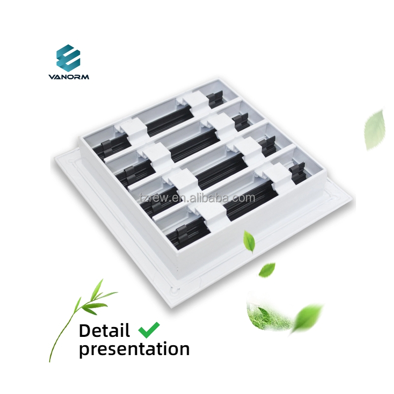 8x8 Modern AC Vent Cover White Air Vent Register & Grille for Ceiling Walls & Floors - Image 5