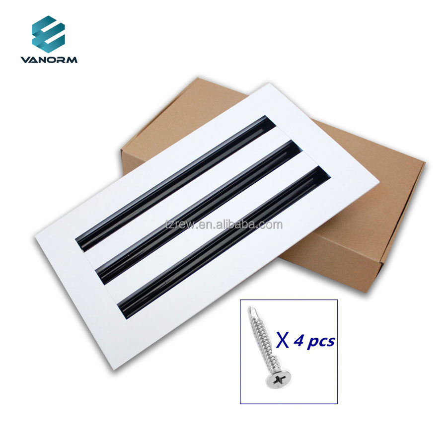 VANORM 3 Slots 12X6'' Aluminum Alloy Hvac Air Diffuser - Image 4