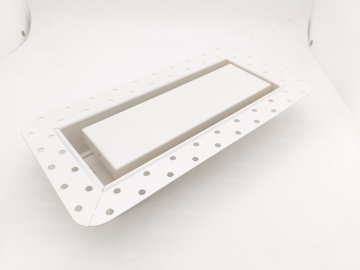 VANORM 4x10 Inch White Minimalist Wall Ventilation Diffuser Easy Installation Rectangle Shape for HVAC Systems Home/Office/Hotel - Bild 4
