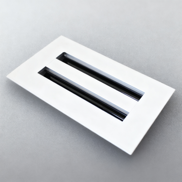Modern 8x4 Inches Register Grille Square Linear Slot Diffuser - Register Grille for Ceiling, Walls & Floors