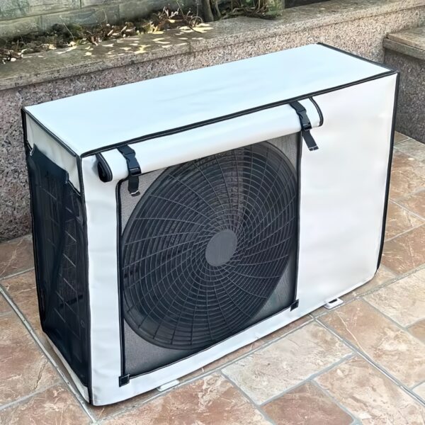 Polyester Modern Flexible Air Conditioner Cover Waterproof Sun Protection Outdoor Main Unit Protective Case Dust School Use Easy