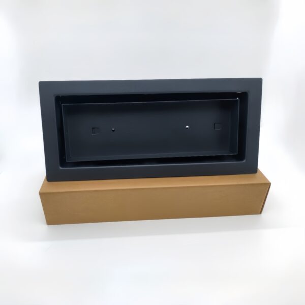 Floor Register Modern Black Removable Building Supplies Flush Mount Air Vent for AC and Heating Heavy Duty Steel Material 4 X10