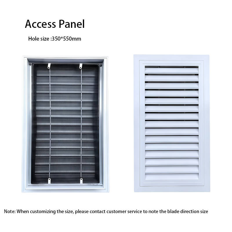 Custom Aluminum Alloy Window-blinds Type Access Panel Inspected Opening Finished Ceiling Door Hinge Type - Bild 4