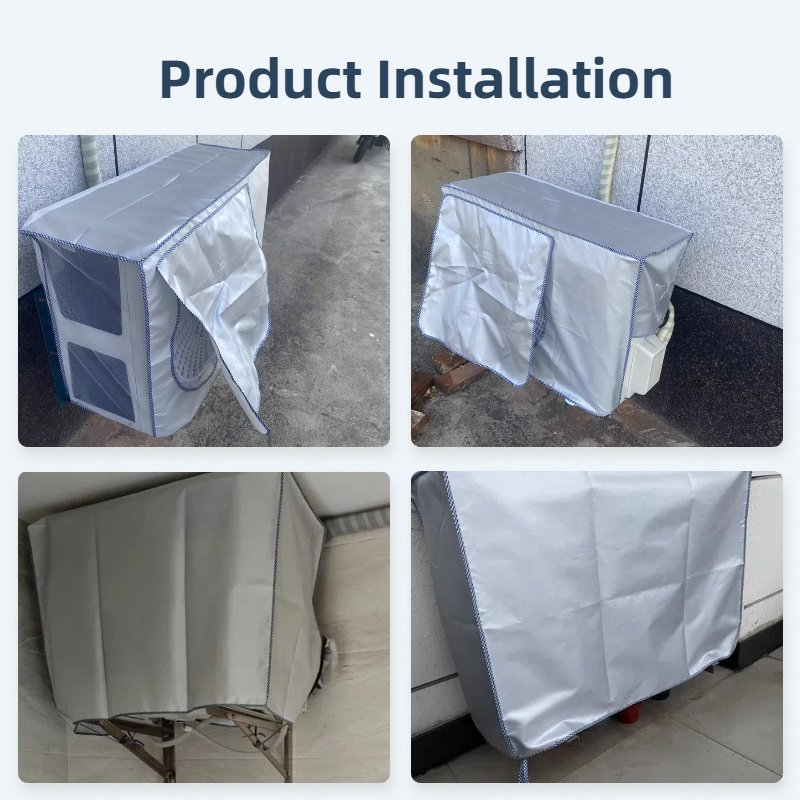 Air Conditioner Cover Waterproof Sun Protection Protective Case Air Conditioning Outdoor Main Unit Protective Cover Dust Covers - Image 6
