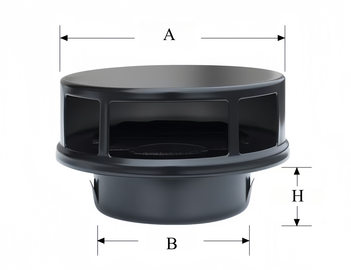 Registres extérieurs d'utilisation de sous-sol de bureau de chapeau imperméable de ventilation d'OEM SS304 & Grilles peintes pour une fonctionnalité optimale - Image 5