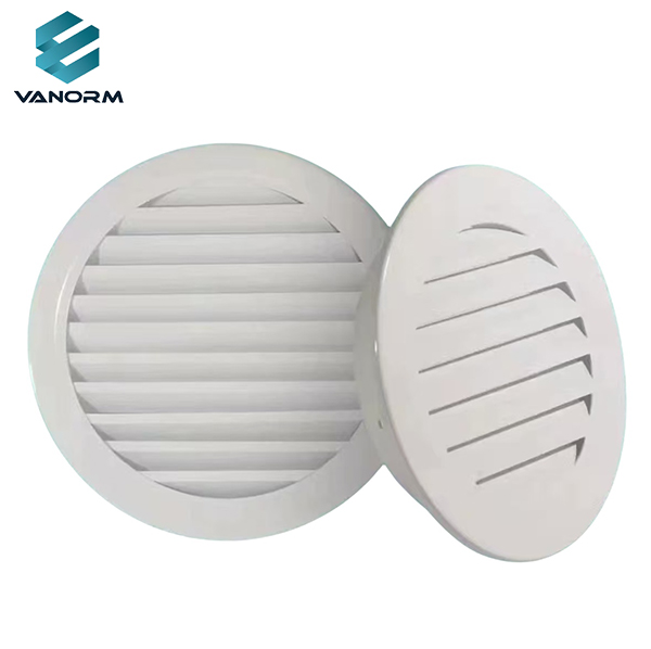 Ventilation Window Villa Attic Ventilation Hole Exhaust Port Aluminum Circular Rainproof Louvre Wind Cap Ventilation Grille