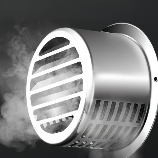 Stainless Steel Hood Rainproof Cover Ventilation Opening air Exchange Hood Range Hood Exhaust Fan Exhaust Outlet Exterior Outlet