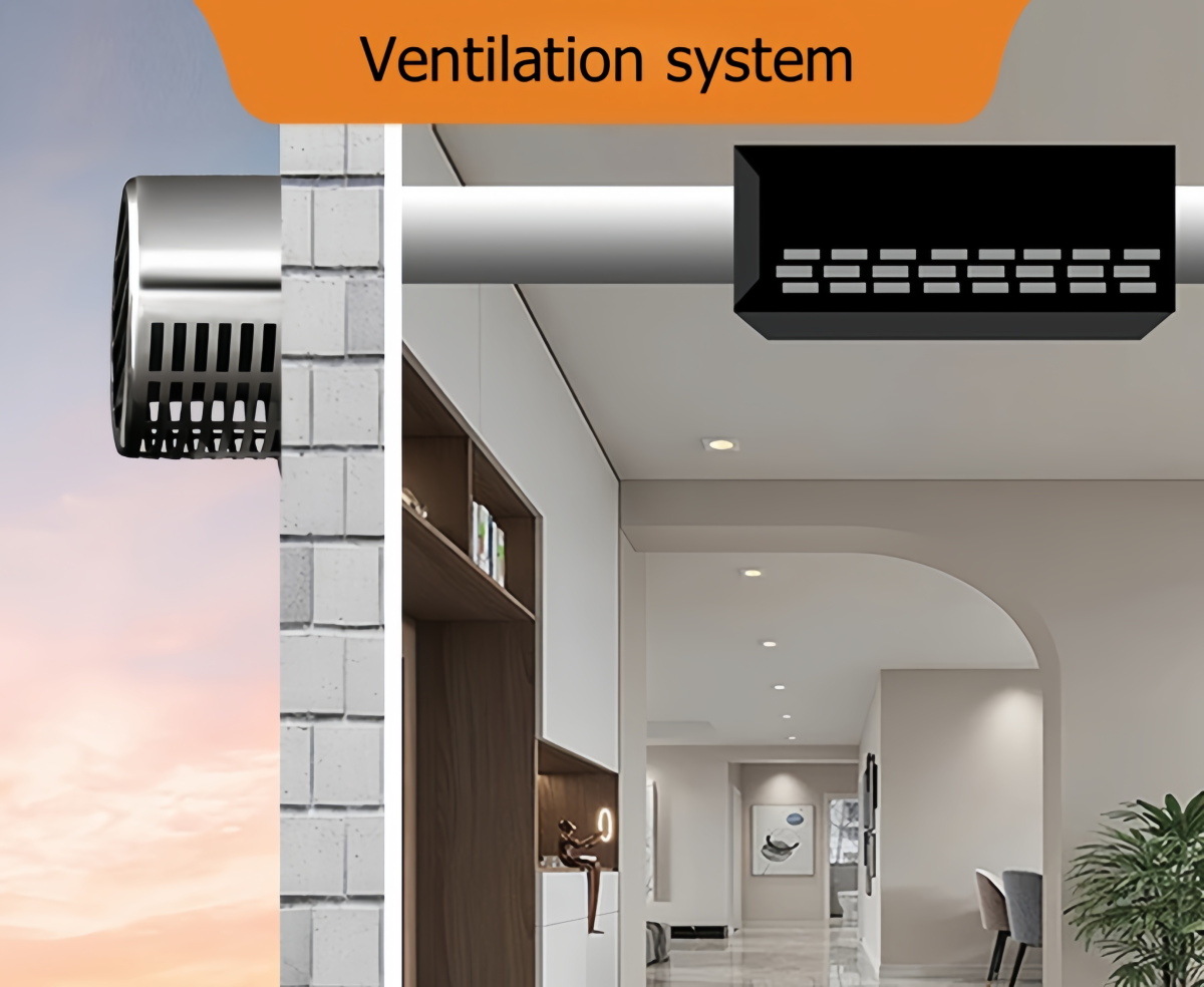 Stainless Steel Hood Rainproof Cover Ventilation Opening air Exchange Hood Range Hood Exhaust Fan Exhaust Outlet Exterior Outlet - Image 6