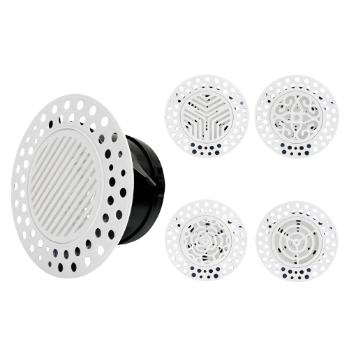 MUD-IN New Modern Air Intake with Frameless Design Simple and Compact Embedded Supply and Return Air Vents in Round Shape