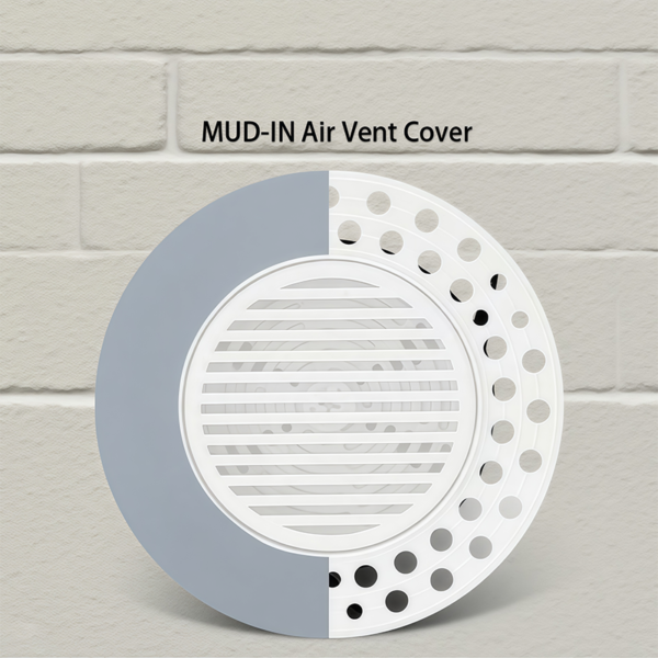 ABS MUD-IN Air Vent Cover - Drywall MUD in White Air Vent - MUD Linear Slot Diffuser - Register Grille for Ceiling and Walls