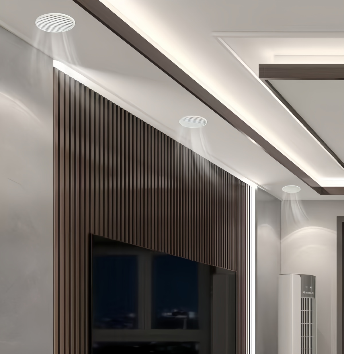 ABS MUD-IN Air Vent Cover - Drywall MUD in White Air Vent - MUD Linear Slot Diffuser - Register Grille for Ceiling and Walls - Image 6