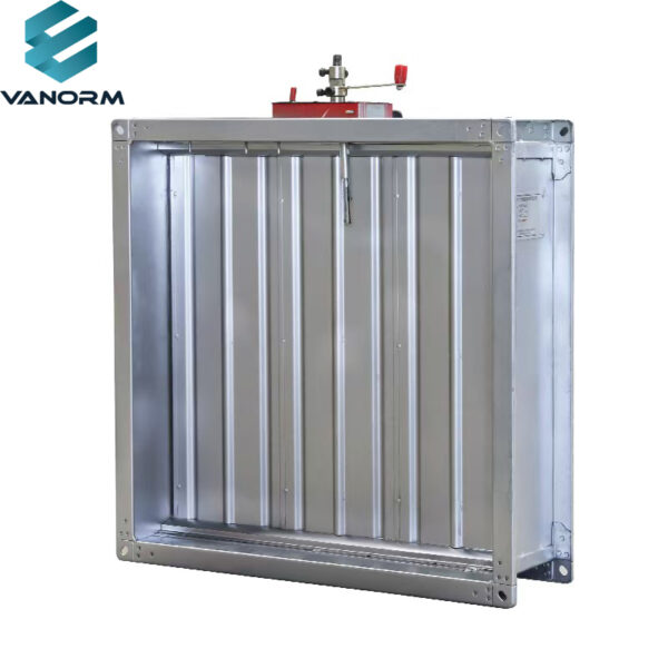 Electric Fire Damper 70℃/280℃ Normally Open Fire 3C Fire Damper Galvanized Regulating Valve Smoke Exhaust