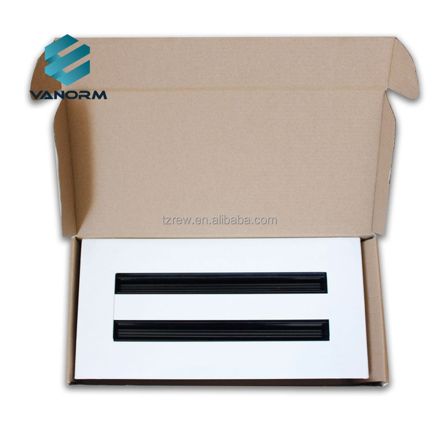 Hvac System 2 Slot Linear Slot Diffuser Ceiling Adjustable Blade Return Air Grille 10*4" - Kép 6