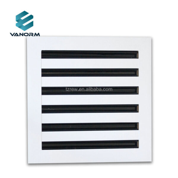 12*12" Modern AC Vent Cover Aluminum Air Vent with Standard Linear Slot Diffuser for Heating Registers & Grilles