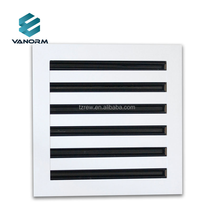12*12" Modern AC Vent Cover Aluminum Air Vent with Standard Linear Slot Diffuser for Heating Registers & Grilles