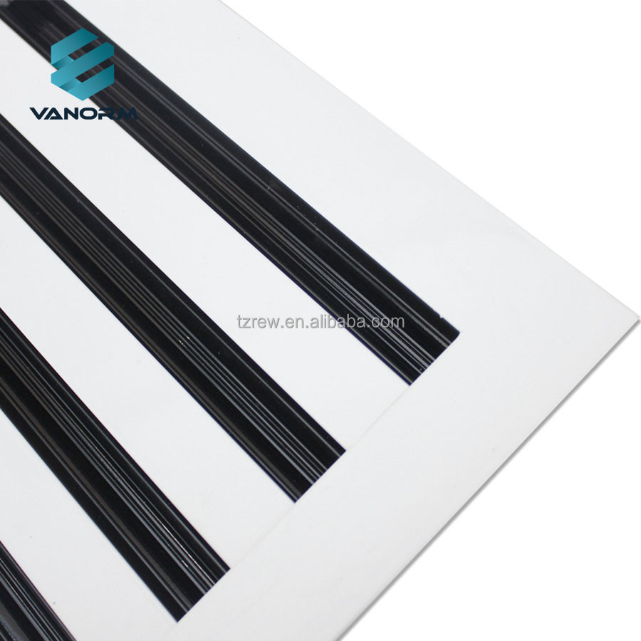 12*12" Modern AC Vent Cover Aluminum Air Vent with Standard Linear Slot Diffuser for Heating Registers & Grilles - Image 4