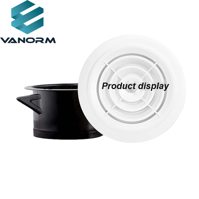 7.8 Inches Air Diffuser Wall Vent Outlet Screen Mesh Hood Register & Grille Cover for Air Vent Ducting Ventilation Exhaust - Image 2