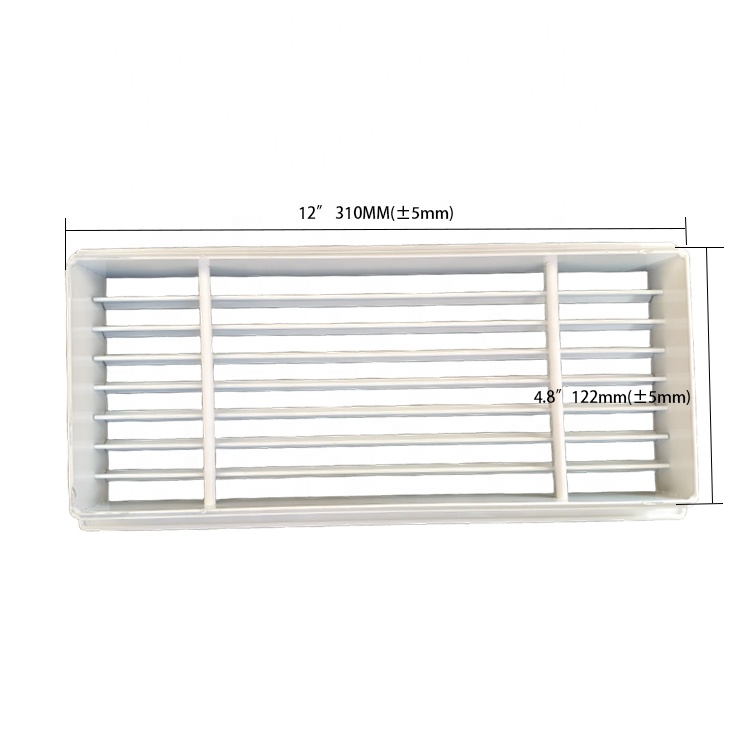 Modern 12x4.8" AC Aluminum Alloy Registers &Grilles for Ceiling Walls Modern Linear Slot Diffuser Linear Bar Grilles - Image 2