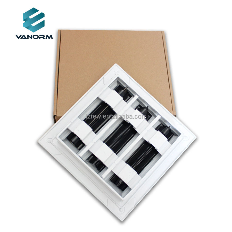 VANORM Linear Slot Diffuser,6''x6'' Air Vent Grille,3 Slot HVAC Standard Linear Slot Diffuser - Kép 4