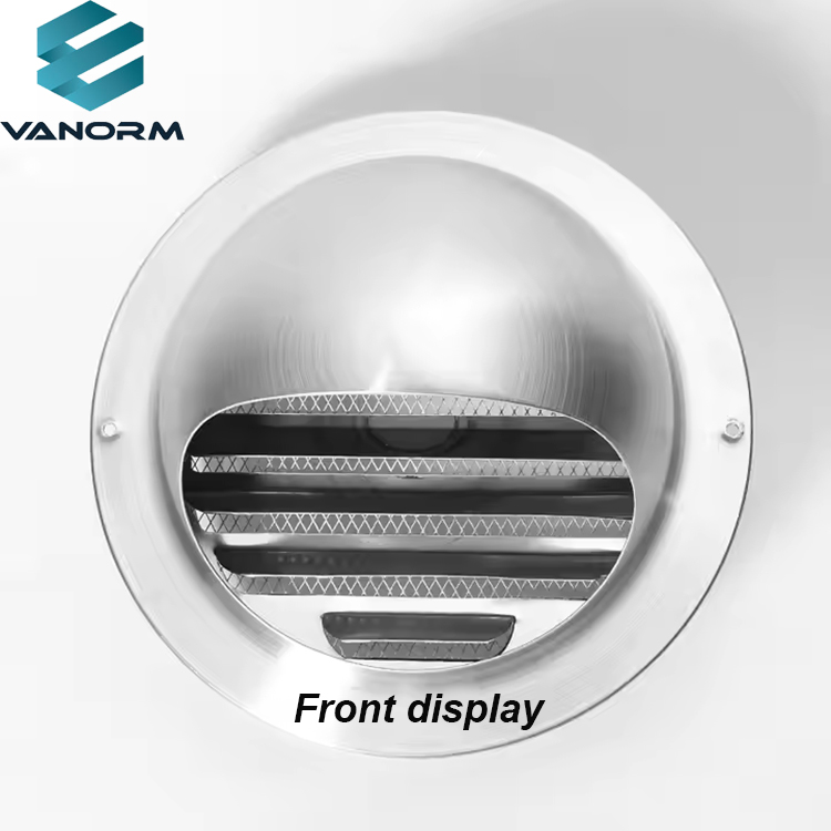 Modern Design Stainless Steel Wall Vent Cover Exhaust Vent with Screen Mesh Soffit Vents for Outdoor Ventilation System - Bild 4