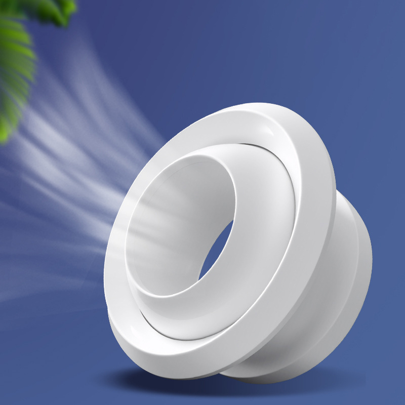 Spherical Nozzle ABS Air Outlet with Adjustable Jet Flow, Airport and Station Air Conditioning Jet Swirl Air Vent Exhaust Vent