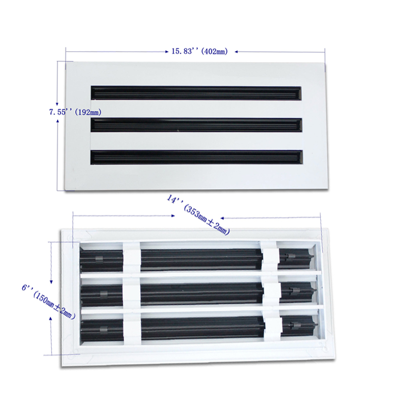 Aluminium HVAC Air Vent Grille for Ceiling and Wall Installation - ภาพ 2