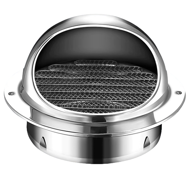 Customized Modern Design Through-wall Stainless Steel Air Intake Caps Exterior Wall Air Outlets Exhaust Covers Registers Grilles