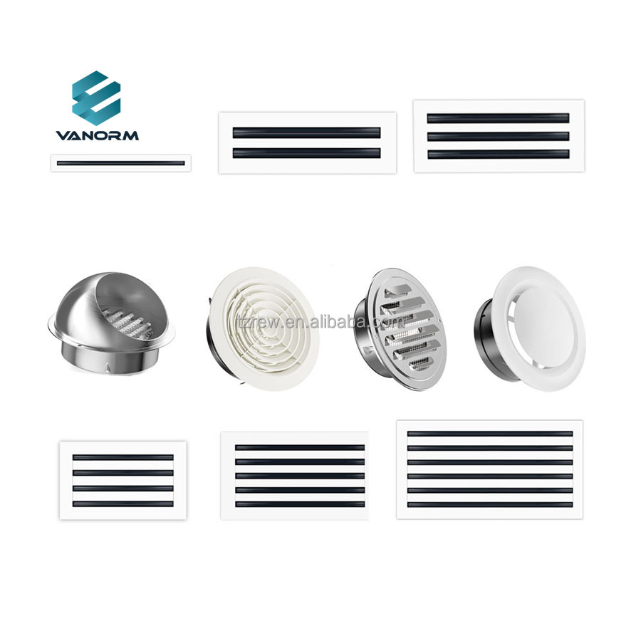 ABS Ceiling Vent Covers for Living Room Attic Bathroom Kitchen Modern Design Adjustable Soffit Vent for Office Ventilation Use - ภาพ 6