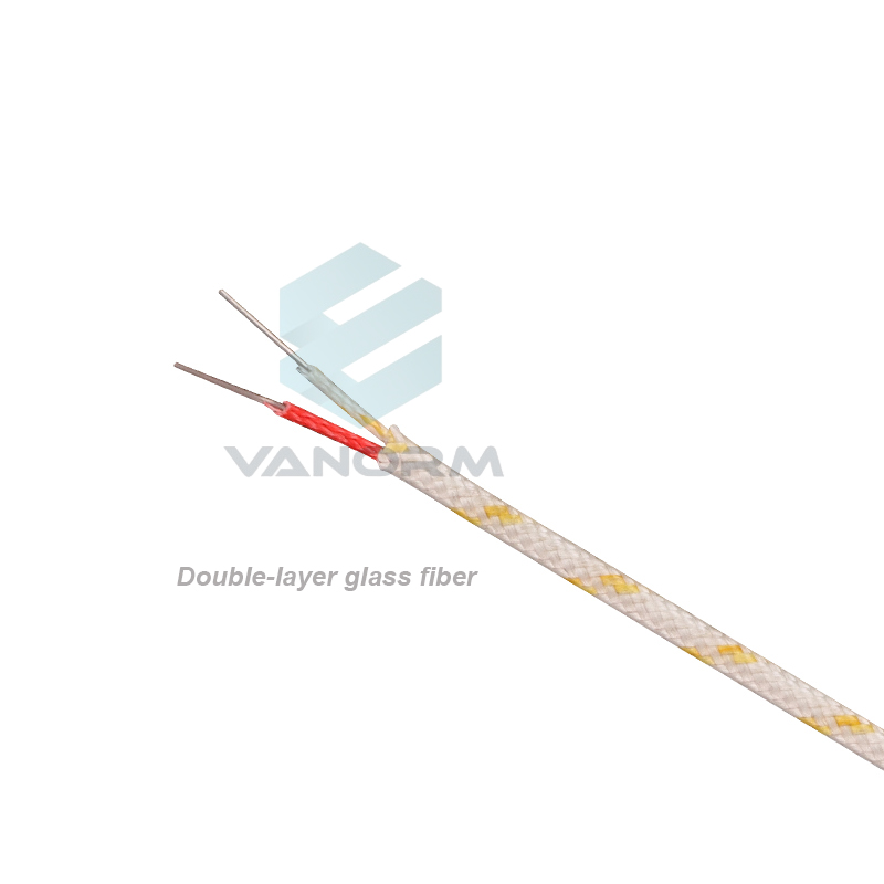 High-temperature Insulated Type HH-K-24-SLE Ceramic Fiber Temperature Measurement Wire K-type 700-degree Compensating Wire - Billede 4