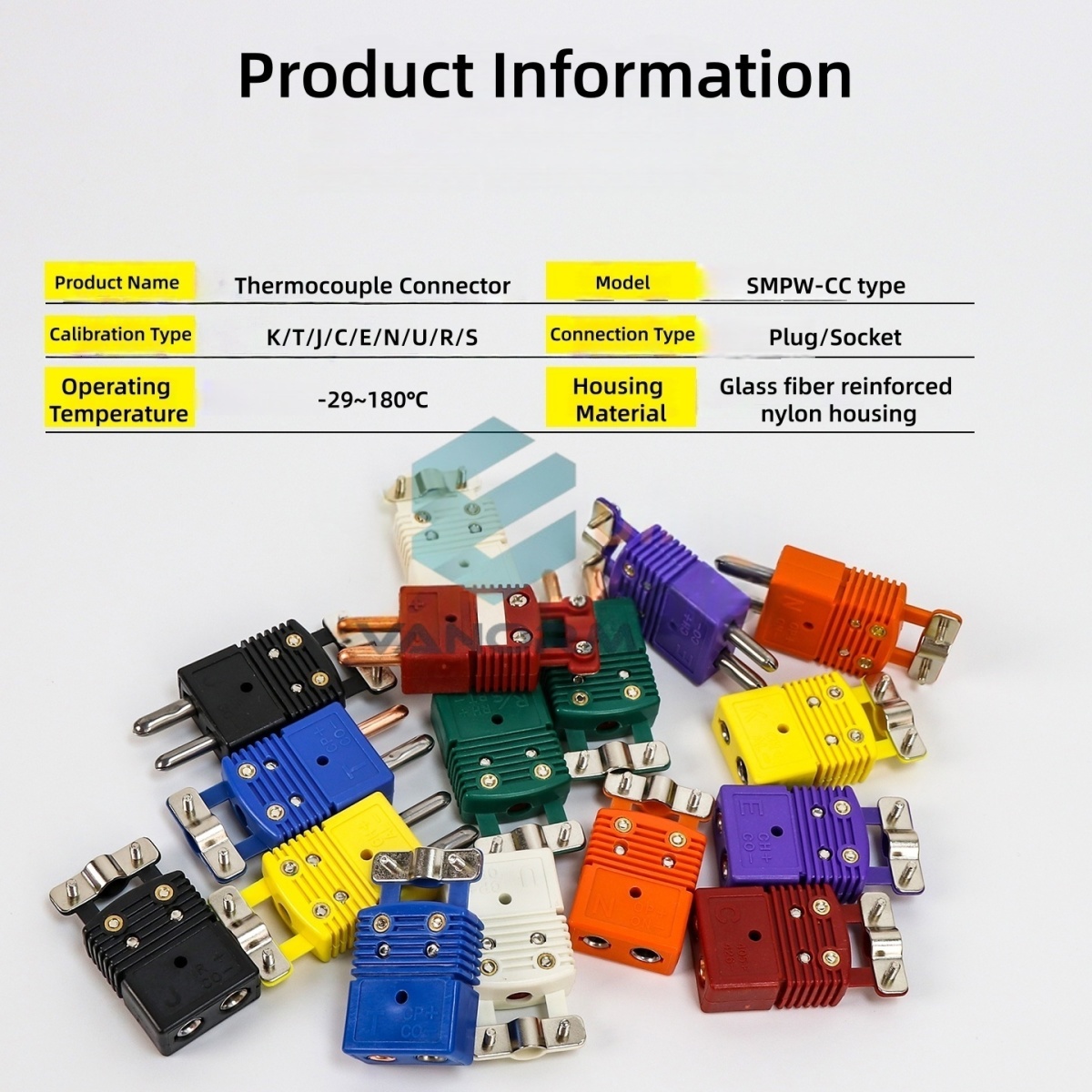 Multiple Specifications OSTW-CC Thermocouple Male Female Connector Plastic High Temperature Resistance K/T/J/E/C/N/U/R/S - Image 3