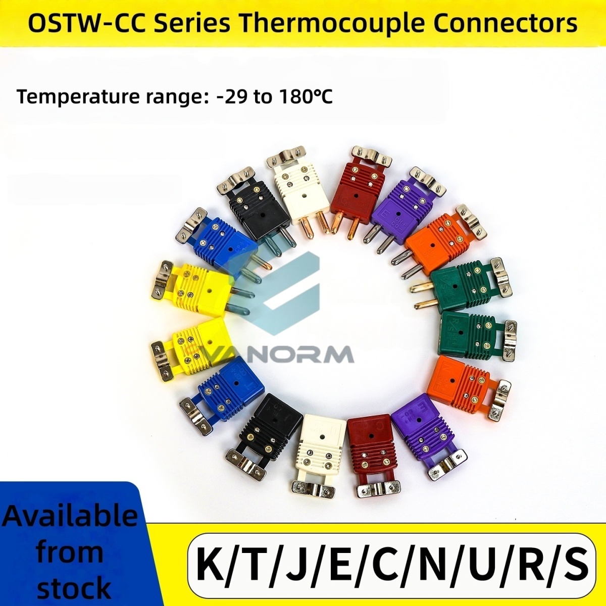 Multiple Specifications OSTW-CC Thermocouple Male Female Connector Plastic High Temperature Resistance K/T/J/E/C/N/U/R/S - Image 5