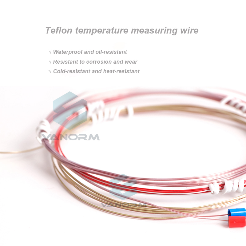 High-temperature Temperature Measuring Wire T/J/T-type Adhesive Thermocouple PFA -200+260℃ Waterproof Adhesive Probe - Image 4