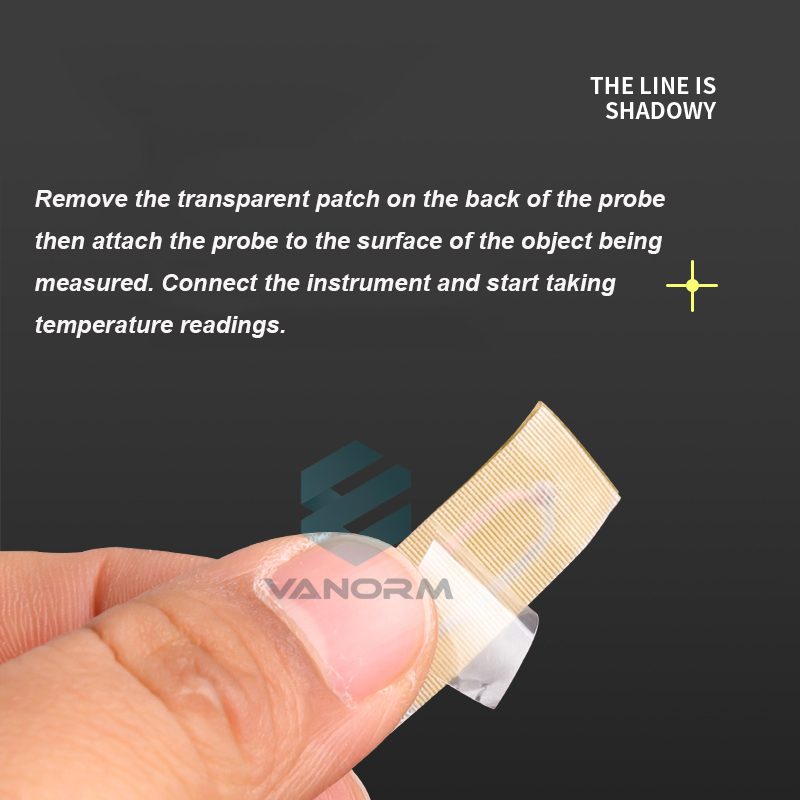 High-temperature Temperature Measuring Wire T/J/T-type Adhesive Thermocouple PFA -200+260℃ Waterproof Adhesive Probe - Image 5
