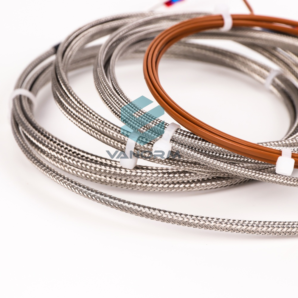 High-temperature Temperature Measuring Wire K-type Thermocouple PFA/ Ceramic Fibers / Glass Fibers Wires Solder-joint Type Probe - Image 2