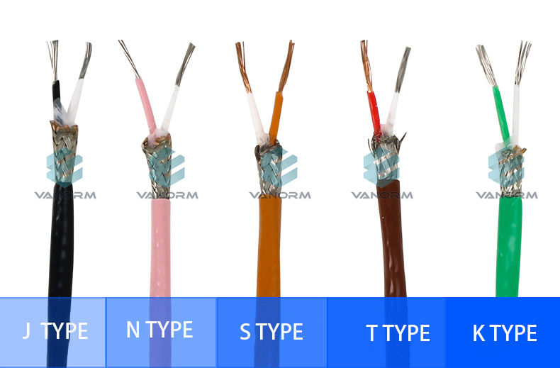 High Temperature FEP KAFPF Thermocouple Type k Wire Extension Wire K/N/J/T/S Thermocouple Cable for Test Temperature Sensor - Pilt 2