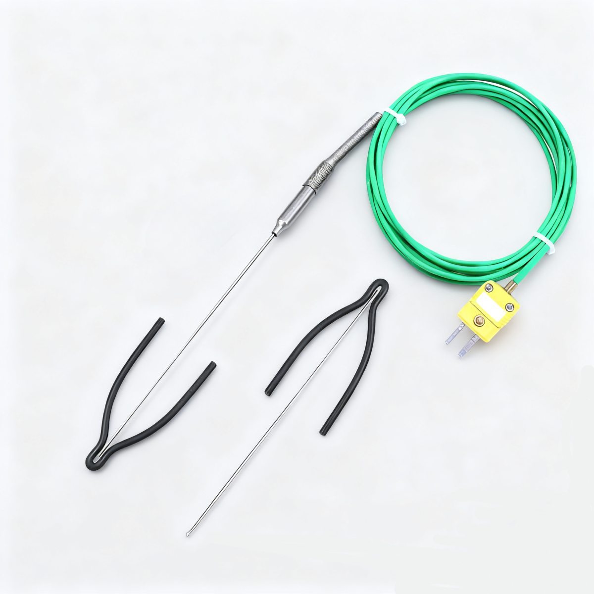 OEM WRNK-191 Glow-Wire U Shape Flexible K Type Thermocouple Stainless Steel Bendable Sheath Temperature Sensor Probe 1150℃ - Image 2