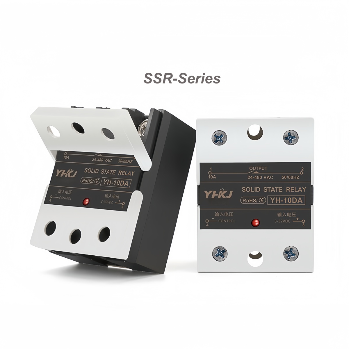 High-quality Solid State Relay SSR-40DA 25A 10A Single-phase 60DA80A100A DC-AC Control for AC
