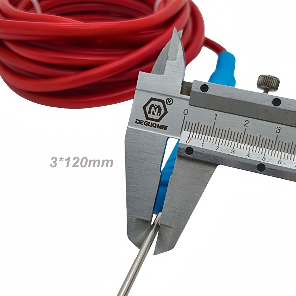 ODM 3*120mm PT100 Thermocouple Sharp Tip Silicone Rubber Thermocouple Handle Temperature Sensor for Food Temperature Measurement - Image 4