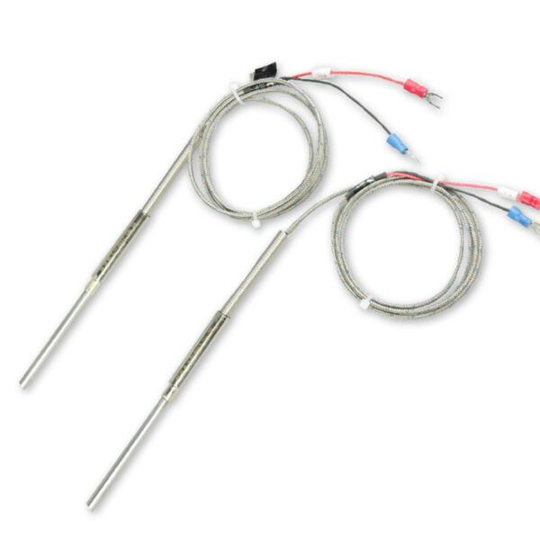 WRNK-191 Armored K Type Thermocouple, Bendable Stainless Steel Probe Optional Pt100 RTD Thermal Resistance Temperature Sensor