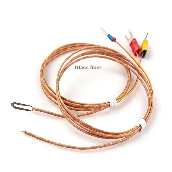 K-type Thermocouple Glass Fiber Temperature Measurement Wire GG-K-36/30/24 Thin-film for SMT Furnace Temperature Control 480℃