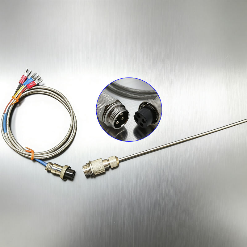 High Quality Pt100 Thermocouple 4 Wire RTD Sensor K/S/N Thermocouple Temperature Sensor With Aviation Connector - Image 2