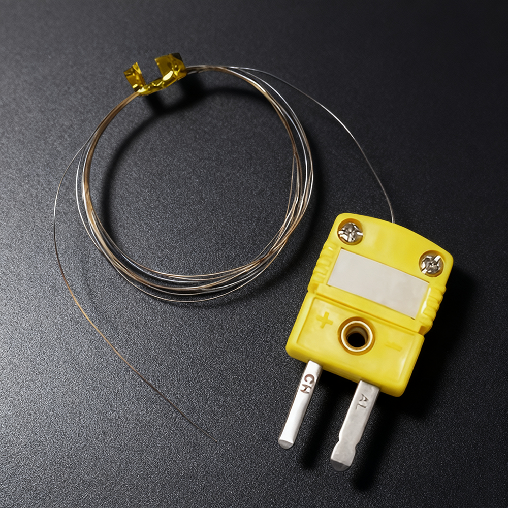 0.50.8/1mm Ultra Fine Wire K/T Type Thermocouple Temperature Measurement Wire Temperature Sensor -200+200℃ Ultra-fine Probe - Image 3