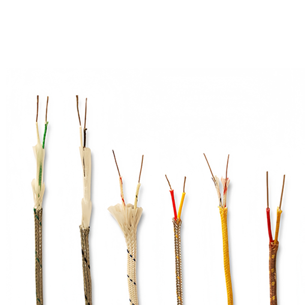 K Type Thermocouple Compensation Wire Supported HH-K-24-SLE Customizable Fiberglass Insulated Extension Cable - Imagen 3