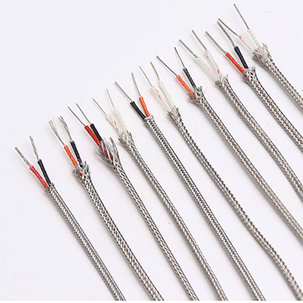 K Type Thermocouple Compensation Wire Supported HH-K-24-SLE Customizable Fiberglass Insulated Extension Cable - Imagen 4